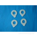 Reusable Ecg Foam Electrodes Pads For Child, White Teardrop 3.8*3cm Foam Disposable Ecg Electrodes